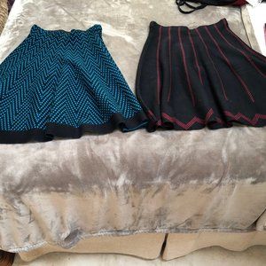 Lot of 2 Sweater Skirts (Sz S)